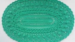 Овальная салфетка. Часть I - Oval doily. Part I