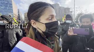 France: Undocumented workers hold rally in Nanterre to demand legal status