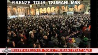 ADRIANO CELENTANO SE NON VOTI TI FAI DEL MALE E... BEPPE GRILLO LE TAPPE DEL TOUR TSUNAMI