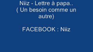 Sultan Eternel Challenger  - ( Niiz - Lettre à Pap