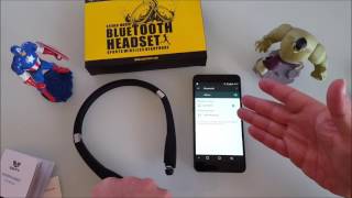 SAVFY® Auricolari Bluetooth 4 1 Headset Stereo per Sport