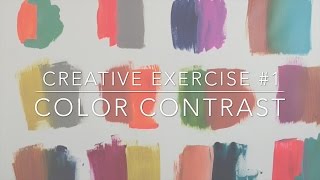 Flora Bowley's Studio Diaries: Exploring Color Contrast