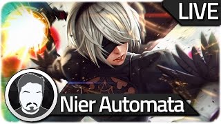 SEARCHING FOR 9S! - Nier: Automata LIVE Play 4 (PS4)