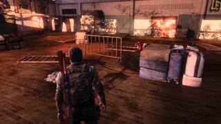 The Last of Us: Remastered (Одни из нас). Топляк в школьном спортзале. Реализм.