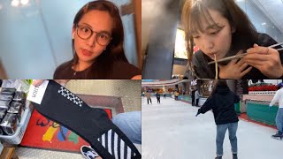 → Daily VLOG→ 집에서는 주접킹_샤브샤브 무한으로 먹기_시청&롯데월드 아이스링크_명품양말까지