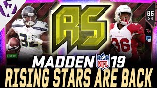 RISING STARS ARE BACK!! HOW TO TRAIN & UPGRADE THE RISING STARS! - Madden 19 Rising Stars