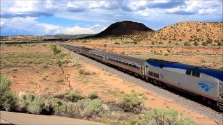 Amtrak's Southwest Chief #3 with Amfleet Cars - 8/31/13