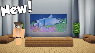 Dolphin aquarium for your modern house tutorial - how to build for Aquatic update ( 1.13/1.14 )