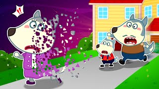 Oh No Baby, Mommy Wolf Are Deleted Forever - Funny Stories for Kids About Family | @mommywolf