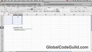 1.3 Excel Named Ranges Embedded in Functions