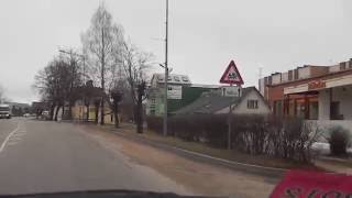 Лиелварде Lielvarde проезжаем