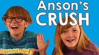 LemonReds - Anson's Crush revealed?! Boys vs Girl Bubble Gum Challenge | LemonReds episode 8