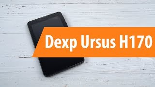 Распаковка планшета Dexp Ursus H170 / Unboxing Dexp Ursus H170