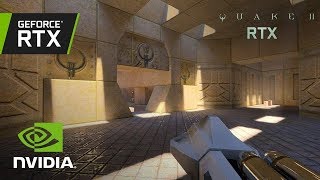 Quake 2 RTX Remaster Gameplay (No Comments). RTX ON.