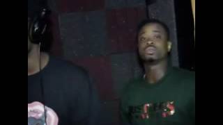 Studio session at underground studios Young Ratchet