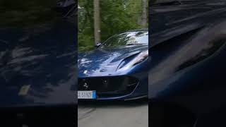 Enjoying the winding roads in the #Ferrari812GTS.#DrivingFerrari #Ferrari