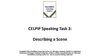 CELPIP Speaking Task 3