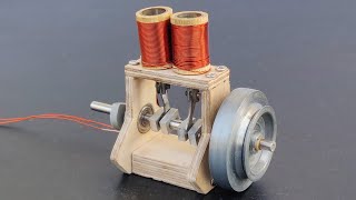 Powerful Double Cylinder Engine