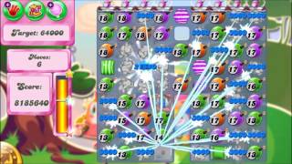 Candy Crush Saga Level 1132 ★★★ 3 STARS! No Boosters - 14,409,220 pts (Many bombs! Hehehe!)