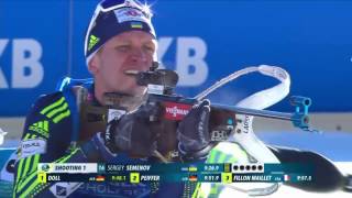 BIATHLON INDIVIDUAL MEN 20.01.2017  World Cup 6 Antholz-Anterselva (Italy)