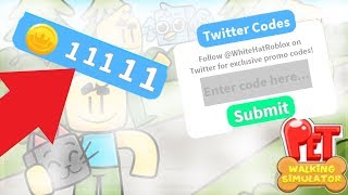 Pet Walking Simulator | ALL CODES! | Roblox