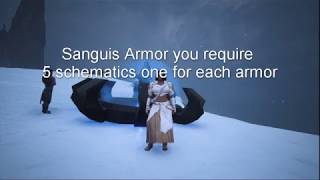 Conan Exiles Age of Calamitous how to make Sanguis Armor