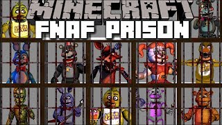 Minecraft FNAF PRISON MOD / HELP FIVE NIGHTS AT FREDDY'S ESCAPE PRISON!! Minecraft