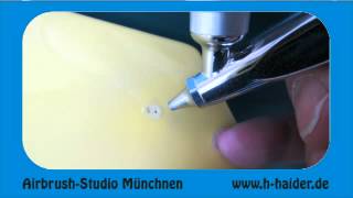 Lackschaden- und Steinschlagentfernung mit Sandstrahlen