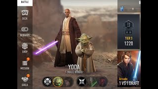 Star Wars: Force Arena - 2.0 Clone Wars Update Yoda and Mace Windu Gameplay Preview