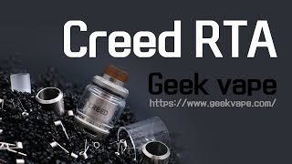 Creed RTA- Geek vape / 듀얼빌드 RTA 추천 1순위
