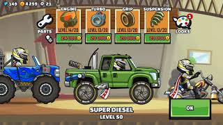 Hill Climb Racing 2: Santa`s little helper event (SUPER DIESEL LEGENDARY PAINT!)