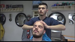 ASMR Turkish Barber,Face,Head and Body Massage 229