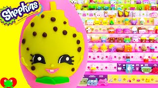 Shopkins Kooky Cookie Charm Play Doh Surprise Egg and Limited Edition Hunt
