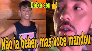 Rico Melquíades e Ney Lima chega na festa de aniversário de Lucas Guimarães