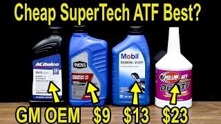 SuperTech ATF Best? Let's find out! ACDelco vs SuperTech, Mobil & Red Line