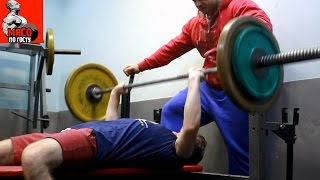Жим лежа 70, становая 120 спустя месяц! Ковка-Эктоморф 5/8