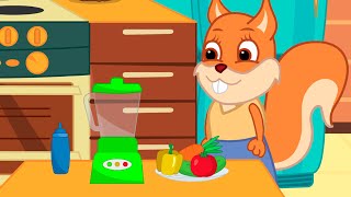 Famille d'Écureuil - Confiture De Légumes Animé 2022 en Français