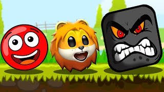 Красный шар мультик игра #1 Детский летсплей Red Ball #игровой мультфильм для детей новые серии