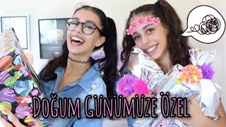 Birbirimize saçma hediyeler aldık (Doğum Günümüze Özel) hande.dilara