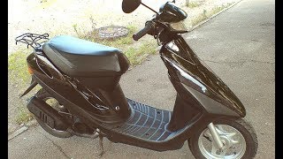 Как снять заднее колесо Honda Dio