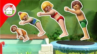 Playmobil Film deutsch - Das Trampolin - Geschichte für Kinder von Familie Hauser