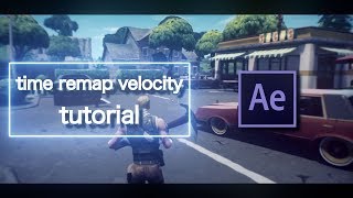 how I do my velocity with time remap | after effects cc tutorial