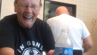 Woman Pranks Husband With Water Bottle