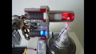 E-905 STIRLING ENGINE CUT MODEL