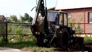Экскаватор ЭО-2621В, трактор ЮМЗ-6КЛ