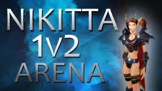 Nikitta solo arena 1v2 Mists of Pandaria!