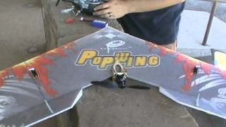 900mm Pop Wing Maiden Flight