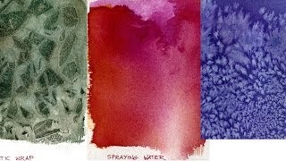 Watercolor Painting Lessons - Special Effects