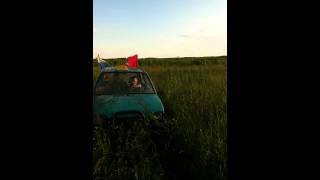 возвращаемся с рыбалки ока на больших колесах
