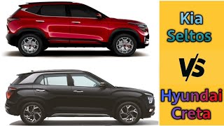 Hyundai Creta S vs Kia Seltos HTK Plus G Comparison